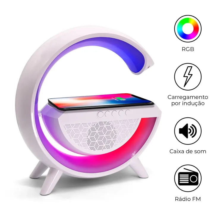 Bt-2301 G Lamp, Multifunctional Wireless Lamp, G Led Table Stand, Home Office Study Bedside Decor Lamp